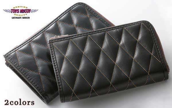 トイズマッコイ TOYS McCOY TMA2420 レザーキルティングショートウォレット LEATHER QUILTED SHORT WALLET 財布｜MANUFACTURES　店 23,100円