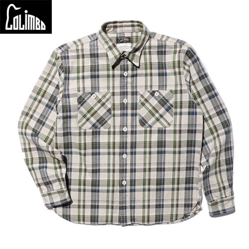 コリンボ COLIMBO ZZ-0311 Crow Dog Flannel Shirt クロゥドッグ　フランネルシャツ ネルシャツ　ボタンシャツ