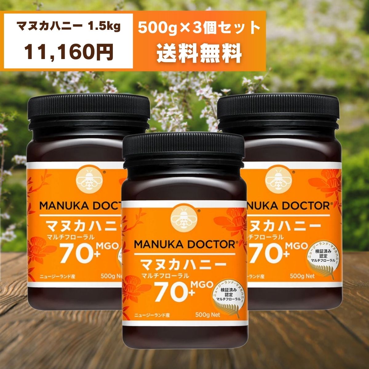 マヌカハニー UMF 16+ MGO 570+ 250g×2 マヌカドクター 食品