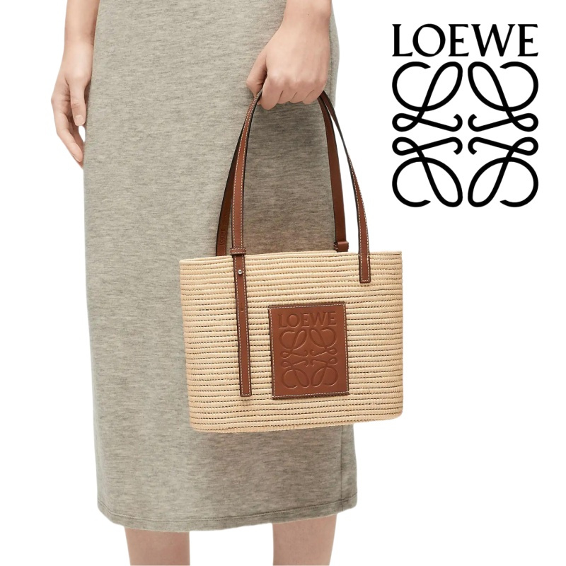 楽天市場】【スーパーセール限定10％OFF】LOEWE Square Basket スクエア バスケットバッグ スモール(ラフィア&カーフ)かごバッグ  レディース かご バッグ サマーバッグ ハンドバッグ カゴバッグ アイボリー 無地 自立 夏バッグ 実用 コスパ ブランド ミセス ファッション ...