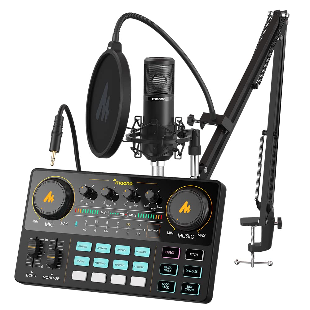 MAONO オーディオインターフェース オーディオミキサー 楽天市場】公式 MAONO オーディオミキサー オーディオインターフェース