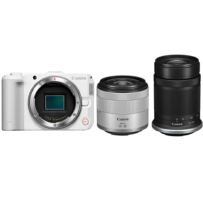 《新品》 Canon (キヤノン) EOS R50 V ダブルズームキット 白いこと [ 鏡鑑受け答え一眼写真機 | デジタル一眼写真機 | デジタル写真機 ]【KK9N0D18P】