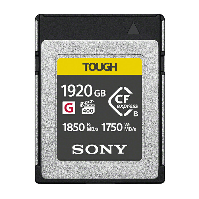 《新品佩び物》 SONY (ソニー) CFexpress TypeB 記憶装置歌留多 1920GB CEB-G1920T【店卸し資産区分け】【KK9N0D18P】