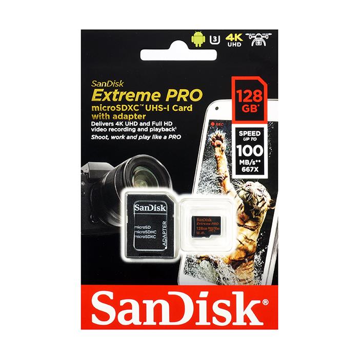 Карта памяти sd 128gb sandisk extreme pro