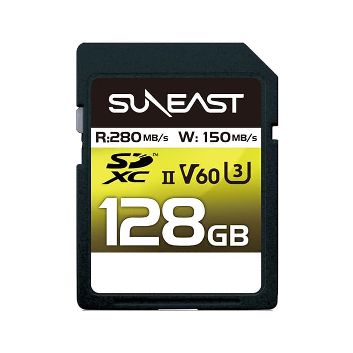 《新品付属物》 SUNEAST (サンイースト) ULTIMATE PRO SDXC歌留多 128GB UHS-II V60 U3 SE-SDU212 【KK9N0D18P】