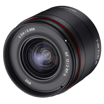 《新品》 SAMYANG（総締めヤン） AF 12粍 F2.0 RF-S（キヤノンRF/APS-C用）[ Lens | 取り替えっこ水晶体 ]【KK9N0D18P】