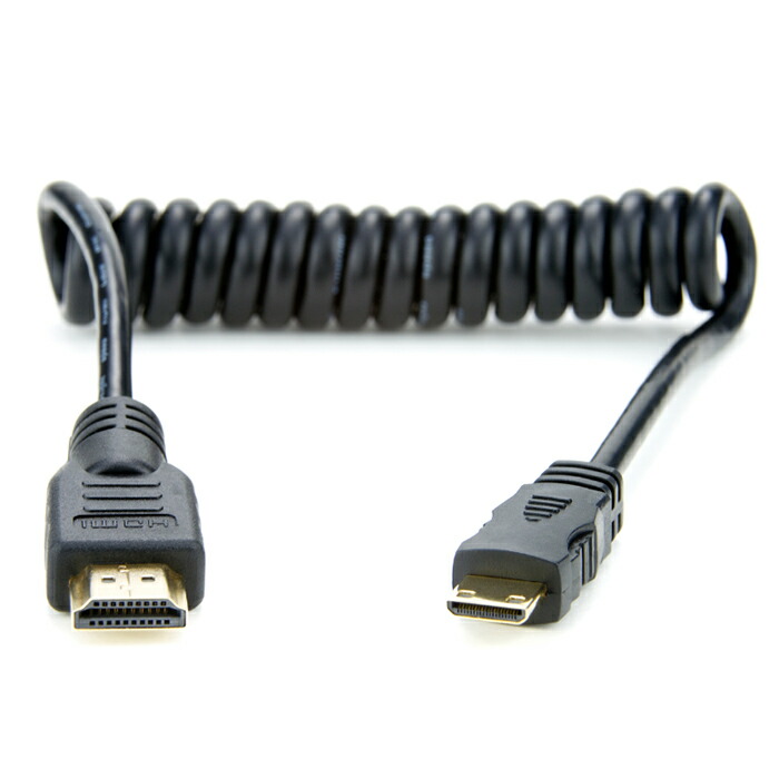 楽天市場】《新品アクセサリー》 ATOMOS (アトモス) 1 x coiled mini HDMI to full HDMI Cable  (30cm-45cm)【KK9N0D18P】：マップカメラ楽天市場店