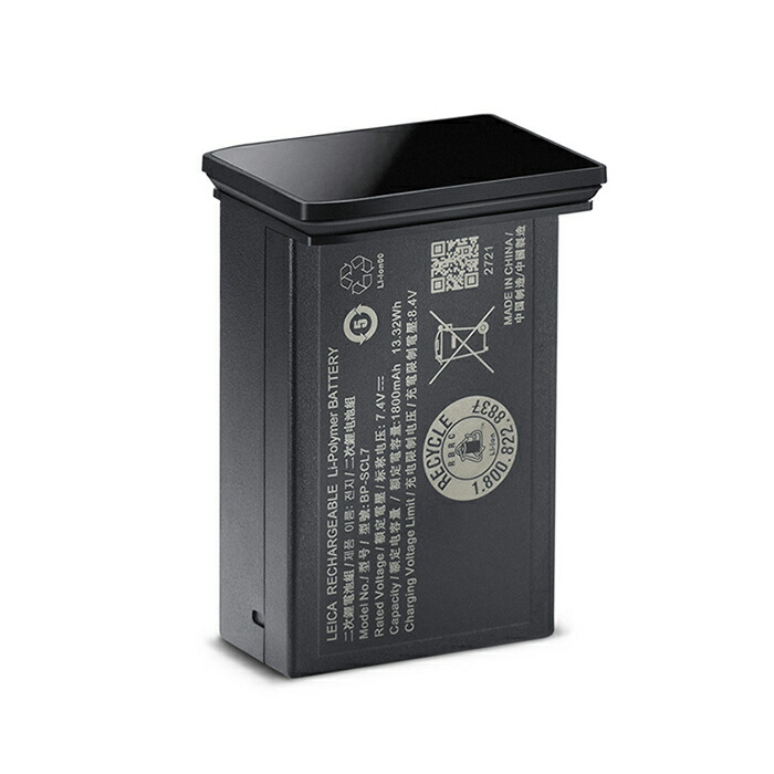 《新品佩び物》 Leica (ライカ) M11グロッシーブラック用リチウムイオンバッテリー BP-SCL7 【KK9N0D18P】