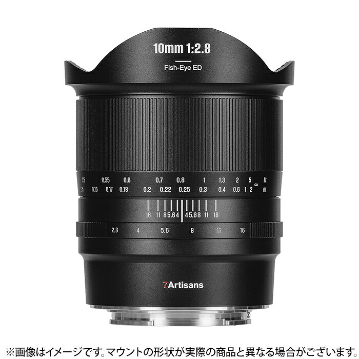 《新品》七工匠 (しちこうしょう) 7Artisans 10mm F2.8 II Fish-eye ED（ニコンZ用）ブラック[ Lens | 交換レンズ ]【メーカー2年保証商品】 【KK9N0D18P】｜マップカメラ店