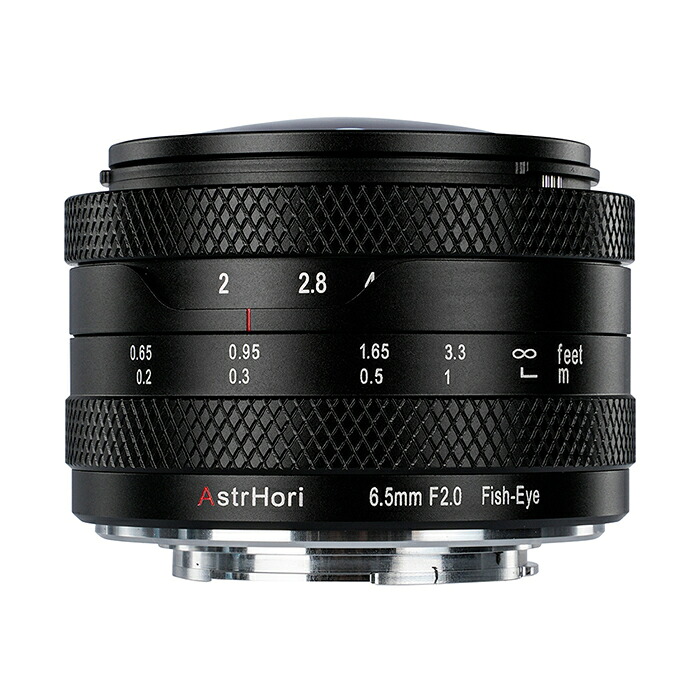 《新品》 AstrHori（アストロリ） 6.5mm F2.0 Fish-Eye（フジフイルムX用） ブラック【メーカー2年保証商品】[ Lens | 交換レンズ ]【KK9N0D18P】｜マップカメラ店