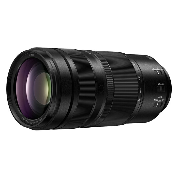 《新品》 Panasonic (パナソニック) LUMIX S 100-500粍 F5-7.1 O.I.S. S-R100500[ Lens | 取り替えっこ水晶体 ]【KK9N0D18P】