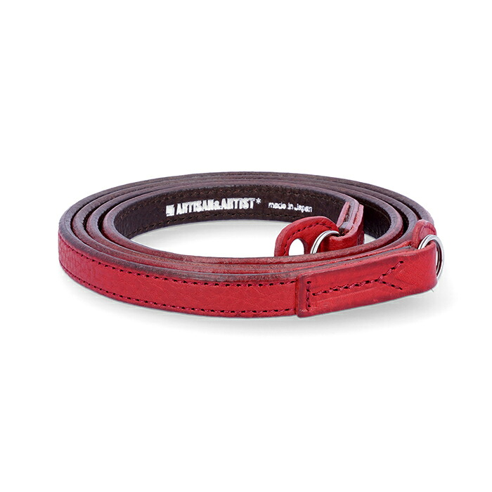 《新品アクセサリー》 ARTISAN&ARTIST(アルチザン&アーチスト) イタリアンレザーストラップ ロングレングス ACAM-280LA RED レッド【KK9N0D18P】|マップカメラ店