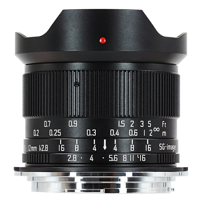 《新品》SG-image (エスジーイメージ) 12mm F2.8（キヤノンRF/APS-C用）【メーカー2年保証商品】[ Lens | 交換レンズ ]【KK9N0D18P】｜マップカメラ店