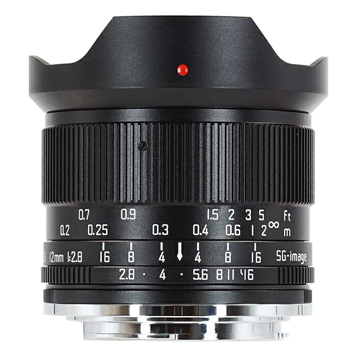《新品》SG-image (エスジーイメージ) 12mm F2.8（フジフイルムX用）【メーカー2年保証商品】[ Lens | 交換レンズ ]【KK9N0D18P】｜マップカメラ店