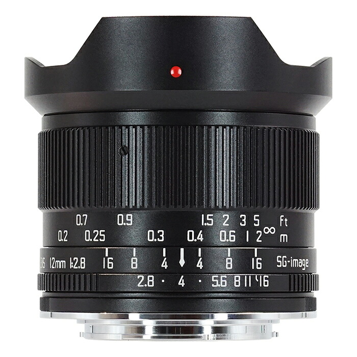 《新品》SG-image (エスジーイメージ) 12mm F2.8（マイクロフォーサーズ用）【メーカー2年保証商品】[ Lens | 交換レンズ ]【KK9N0D18P】｜マップカメラ店
