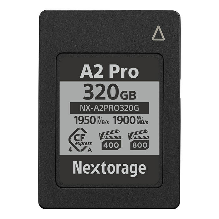 《新品付属品》 Nextorage (ネクストレージ) CFexpress歌留多 TypeA 4.0 320GB VPG800 NX-A2PRO320G/INE SYM【KK9N0D18P】