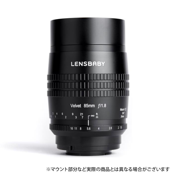 毎週更新 《新品》 Lensbaby レンズベビー Velvet 85 85mm F1.8 ソフト ニコン用 ブラック Lens 交換レンズ
