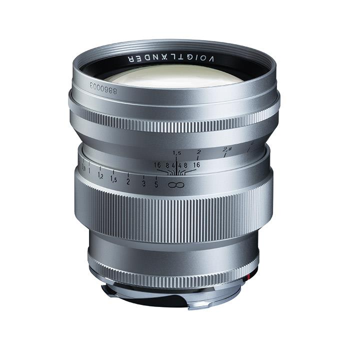 《新品》 Voigtlander (フォクトレンダー) NOKTON 75粍 F1.5 Vintage Line Aspherical VM しろがね色[ Lens | 取り替えっこ水晶体 ]【KK9N0D18P】