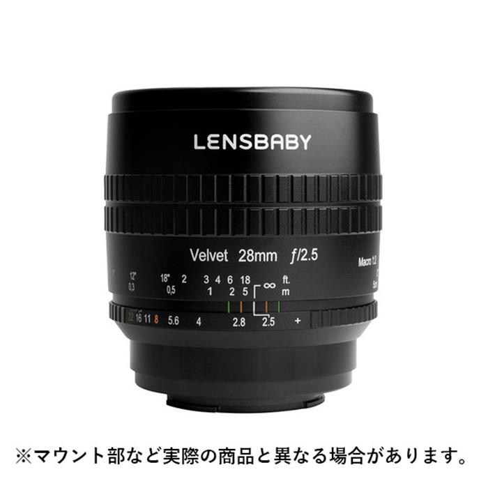 《新品》 Lensbaby (レンズベビー) Velvet 28 28mm F2.5 ソフト (マイクロフォーサーズ用) ブラック[ Lens | 交換レンズ ]【KK9N0D18P】｜マップカメラ店