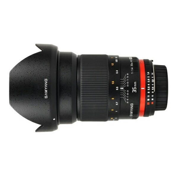 【美品】サムヤン SAMYANG 単焦点レンズ 35mm F1.4 キヤノン用 サムヤン、重さ470gの単焦点レンズ「SAMYANG AF 35mm F1.4 P FE