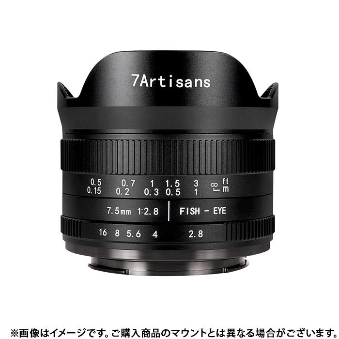 新品》 七工匠 しちこうしょう 7Artisans 7.5mm F2.8 FISH-EYE II ED ソニーE APS-C用 ブラック Lens  交換レンズ 【激安】