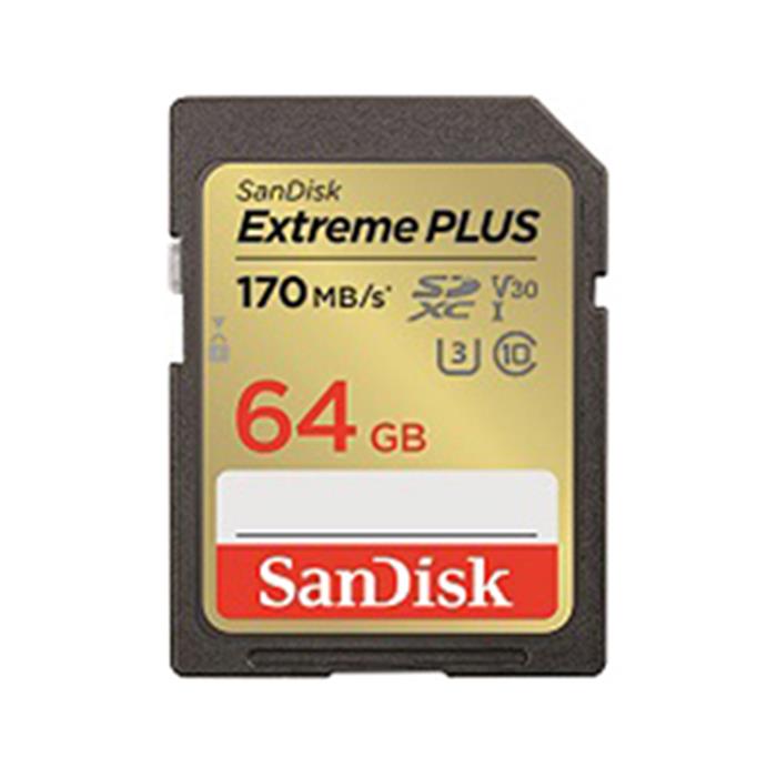 《新品付属物》 SanDisk (サンディスク) ExtremePLUS SDXC歌留多 UHS-I V30 64GB SDSDXWH-064G-JNJIP【KK9N0D18P】