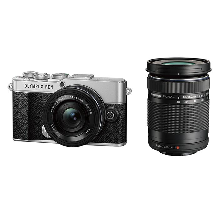 《新品》OLYMPUS (オリンパス) PEN E-P7 EZダブルズームキット シルバー [ ミラーレス一眼カメラ | デジタル一眼カメラ | デジタルカメラ ]【KK9N0D18P】｜マップカメラ店