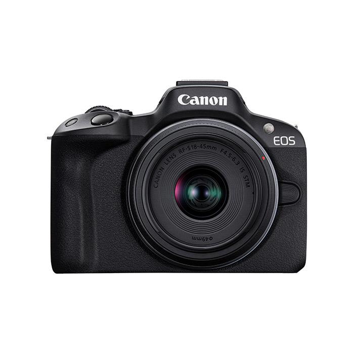 《新品》 Canon (キヤノン) EOS R50 RF-S18-45 IS STMレンズキット ブラック【キャッシュバック￥8000-対象】【同時購入キャッシュバック対象】[ ミラーレス一眼カメラ | デジタル一眼カメラ | デジタルカメラ ]【KK9N0D18P】｜マップカメラ店