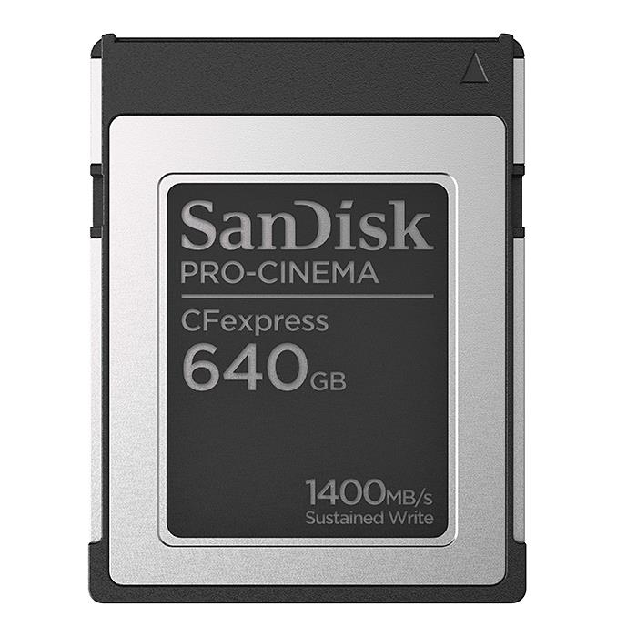 《新品付属品》 SanDisk（サンディスク） PRO-CINEMA CFexpress Type-B歌留多 640GB SDCFEC-640G-JN4NN【店卸し資産極限点（生み出すこと為しとげる品）】【KK9N0D18P】