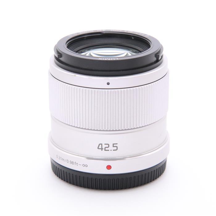 あす楽 中古 良品 Panasonic G 42 5mm F1 7 Asph Power O I S H Hs043 S シルバー マイクロフォーサーズ Lens 交換レンズ Csg Com Py