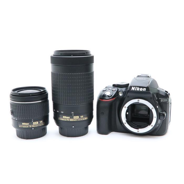 人気定番 《並品》 Nikon D5300 AF-P ダブルズームキット ブラック