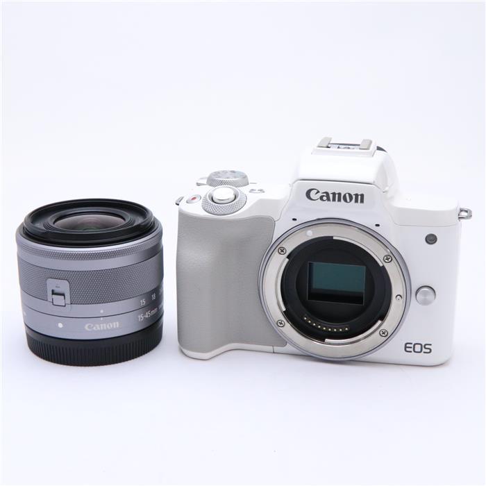 新しいブランド 《良品》 Canon EOS Kiss M EF-M15-45 IS STM レンズキット