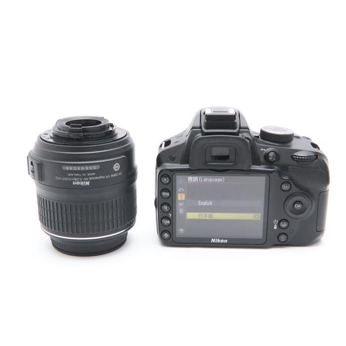 美品》 Nikon D3200 デジタルカメラ レンズキット ブラック カメラ