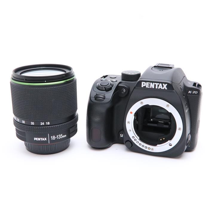 並品》 PENTAX K-70 18-135WR レンズキット ブラック デジタルカメラ