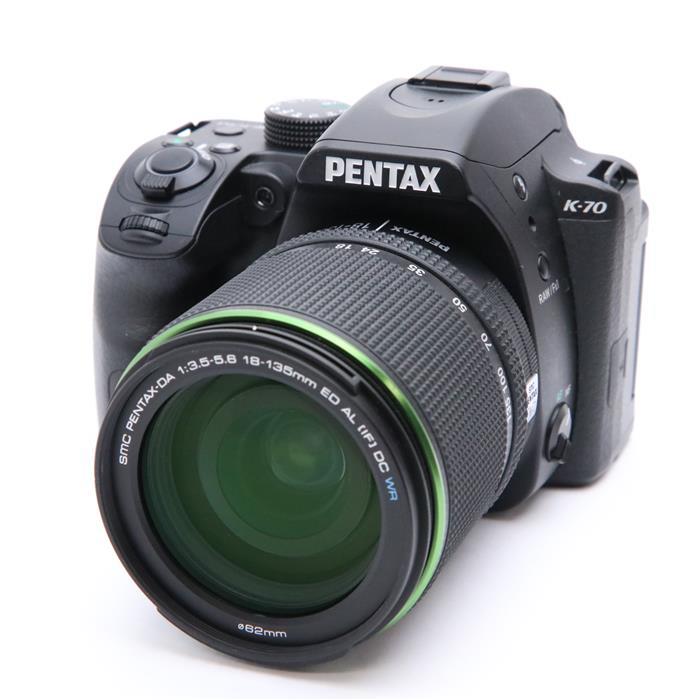 並品》 PENTAX K-70 18-135WR レンズキット ブラック デジタルカメラ