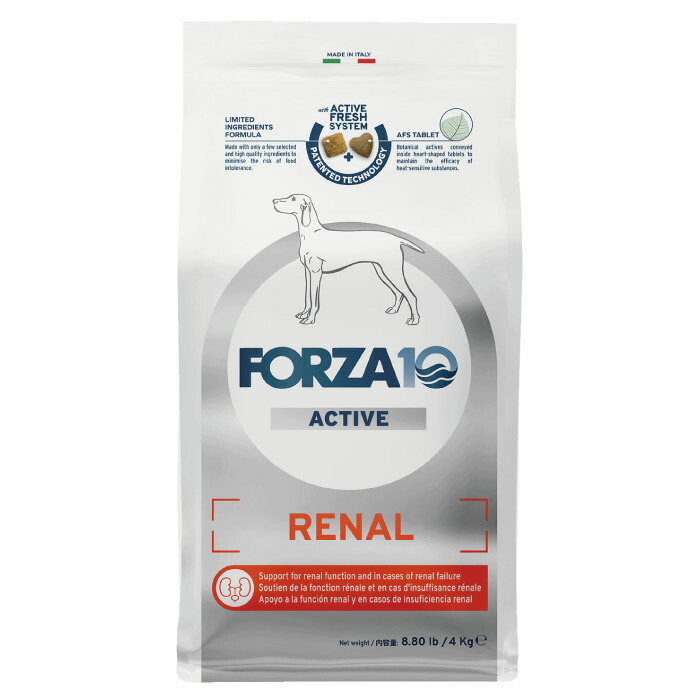FORZA10（フォルツァ10） 愛犬用 リナール アクティブ 腎臓ケア 中粒 4kg