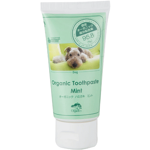 犬用歯磨き粉　made of Organics for dog　オーガニックトゥースペースト ミント75g 　（made of Organics ）