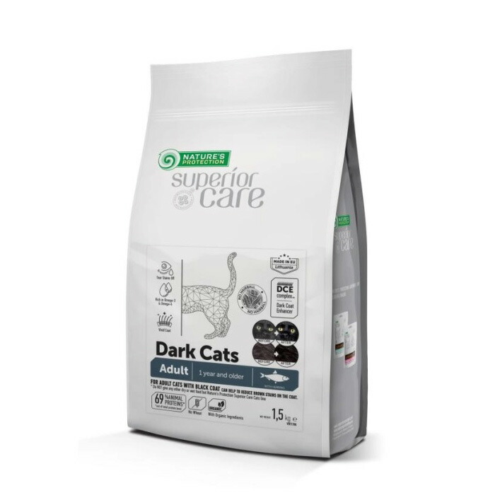 ネイチャーズプロテクション（Nature's Protection）猫用 ダークキャット アダルト 1.5kg