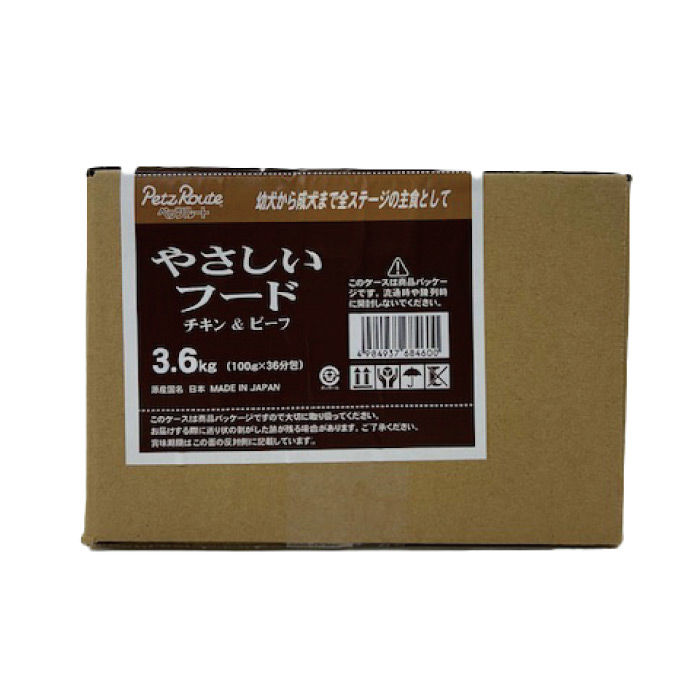 ペッツルート やさしいフード チキン＆ビーフ 3.6kg｜マペット