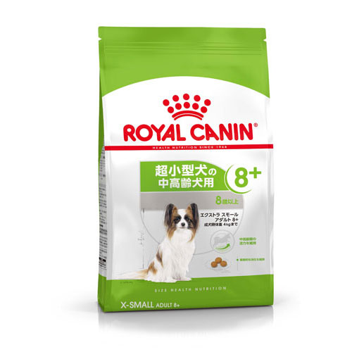 【楽天市場】ロイヤルカナン（ROYAL CANIN） エクストラ スモールアダルト 8+ サイズ ヘルス ニュートリション 超小型犬 中・高齢犬用 8歳以上 1.5kg：マペット