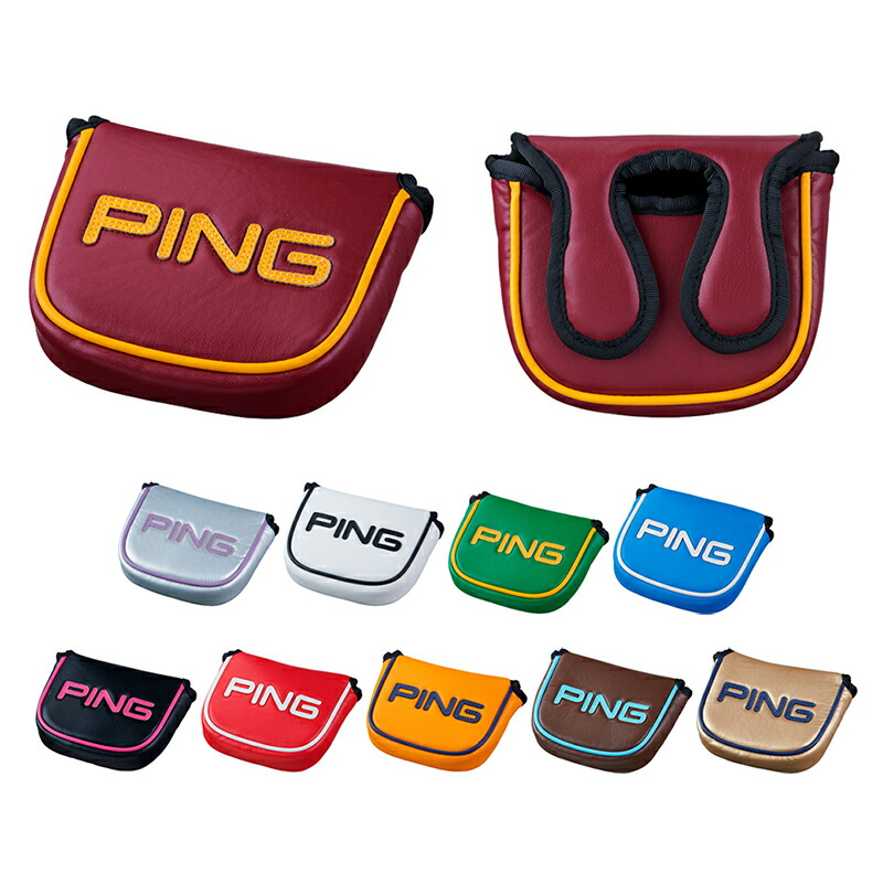 PING ピン　Tyne C パター ヘッドカバー付き Amazon.co.jp: PING ピン 2021 パターカバー マレット型 TYNE C