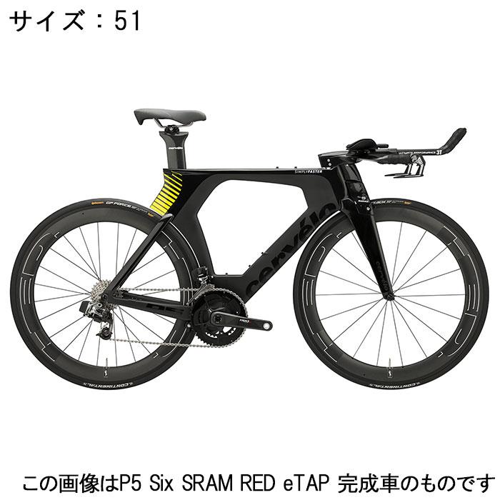 Cervelo (サーベロ)P5-Six ULTEGRA R8060 Di2 11S ブラック フルオロイエロー サイズ51完成車