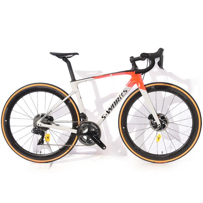 シルバー/レッド Sworks カーボンホイール 動作良好 - 通販 ...