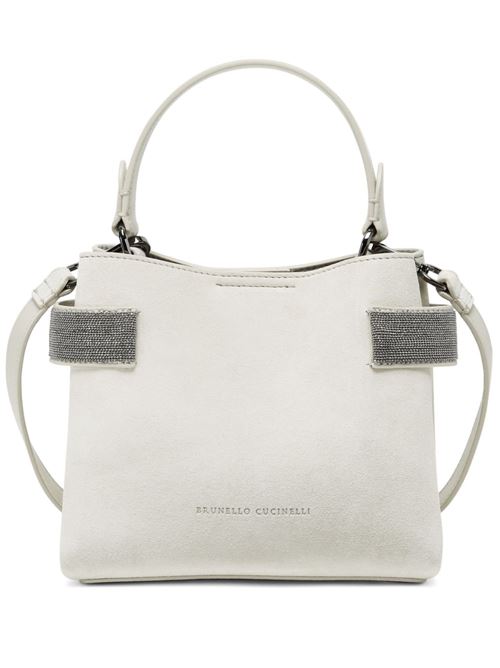 要エントリー尖んがり10倍 BRUNELLO CUCINELLI BORSA ESSENCE PICCOLA IN PELLE MBDLD2499C8905