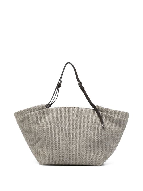 要エントリー尖んがり10倍 BRUNELLO CUCINELLI BORSA SHOPPING IN COTONE E NYLON MB96D2794C8850