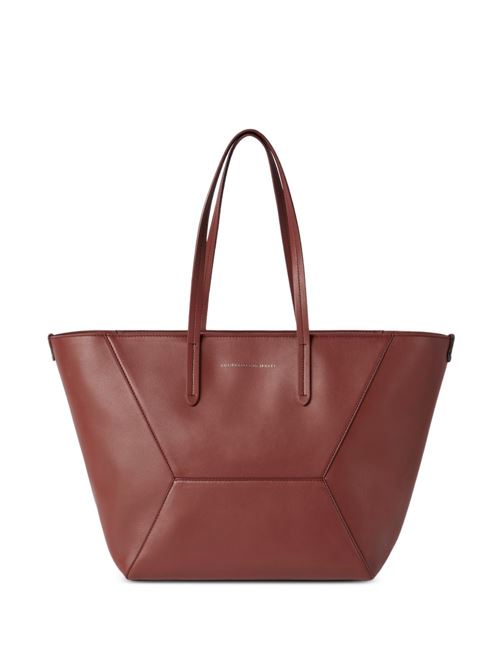 要エントリー尖んがり10倍 BRUNELLO CUCINELLI ブルネッロ・クチネッリ レザーショッピングバッグ MBXAD2571C4182 MO-0