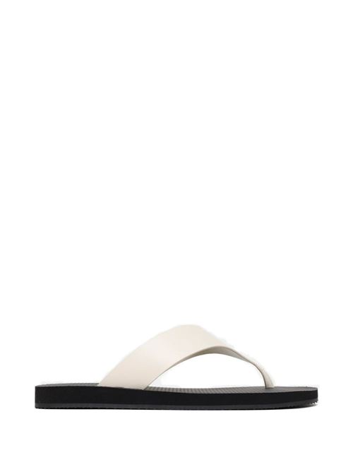 要エントリー尖んがり10倍 THE ROW FLIP FLOPS F1839L825IVBL