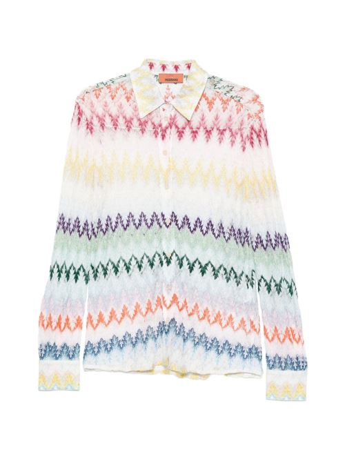 要エントリー尖んがり10倍 MISSONI ミッソー二 スピード競技飾りつけ ビスコース人絹混紡ティーシャツ DS26SJ0OBR015IS30G5 MK-0