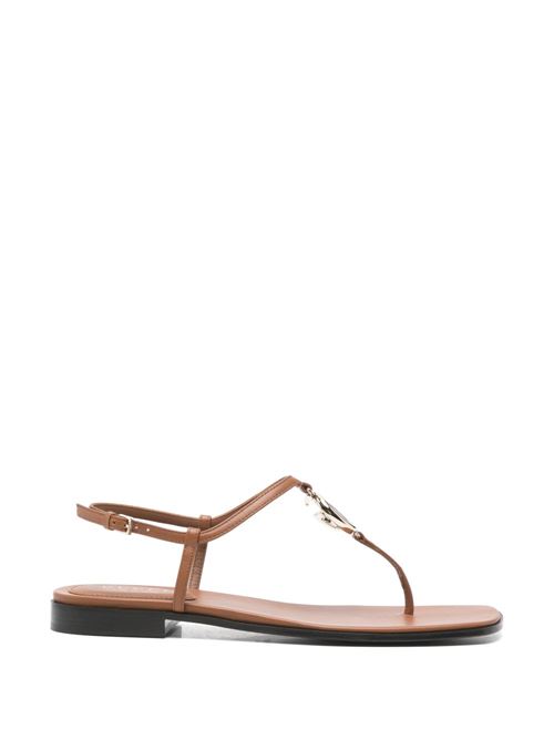 GUCCI グッチ INFRADITO GG MARMONT IN PELLE スムース なめし革 T 同盟罷業さあ美 サンダル 853759A3N002719 MM-0
