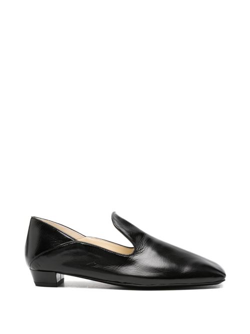 PHOEBE PHILO フィービー ファイロ スクエアトゥ 横すべり 置き目毛皮 DS22LT0006900BK MK-5